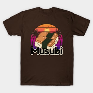 Hawaiian Food Musubi Japanese Food Musubi Lover T-Shirt